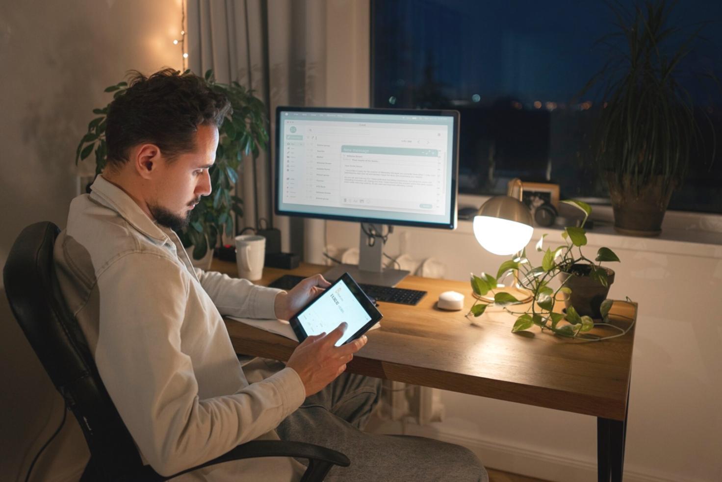 Detaillierte Finanzanalyse am Computer